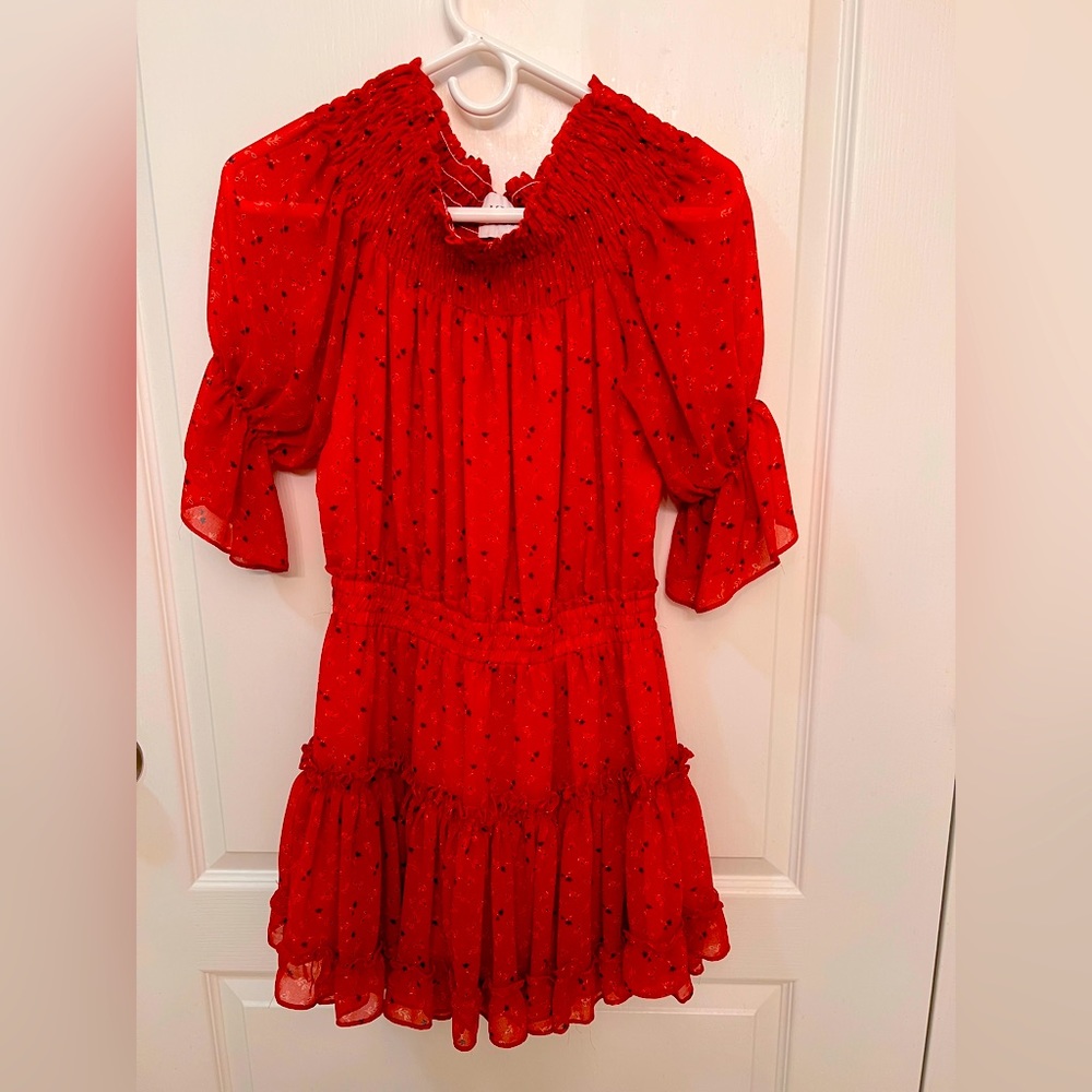 MISA Los Angeles Printed Dress